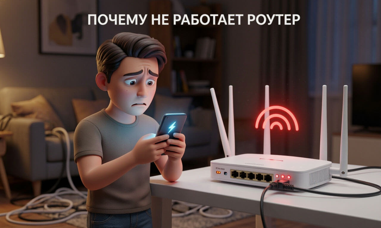 не работает роутер что делать